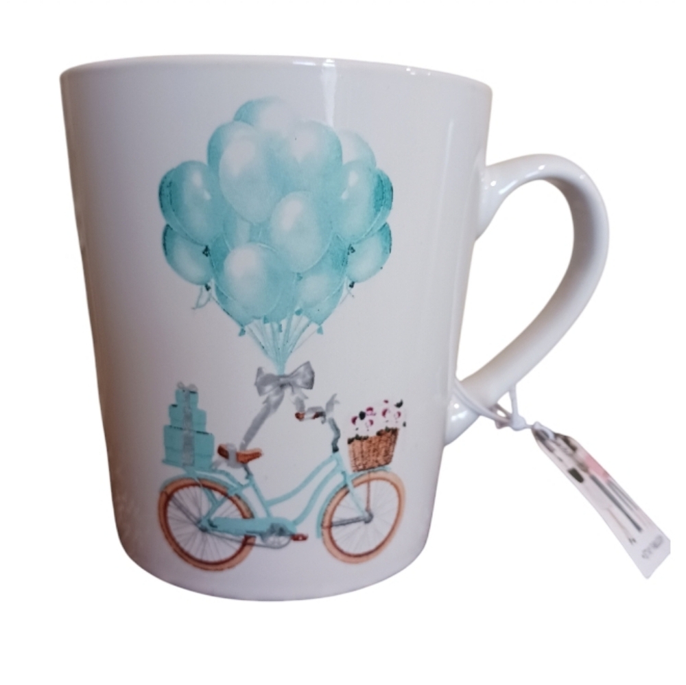 Balloon Bicyle Tiffany Homage Mug Amanda Greenwood